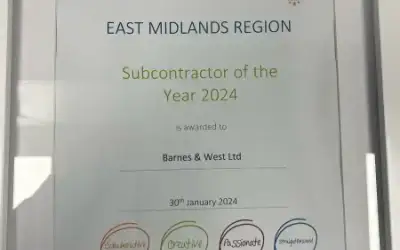 Keepmoat East Midlands Subcontractor of the Year 2024